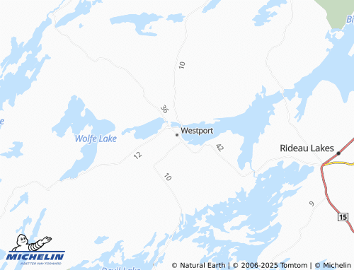 MICHELIN Westport map - ViaMichelin