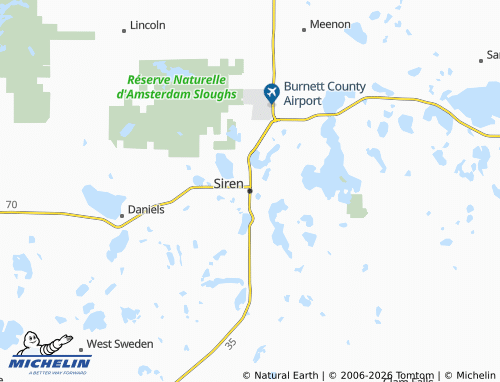 Mappa MICHELIN Siren - ViaMichelin