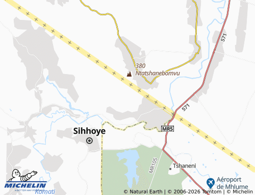 Mappa MICHELIN Nhlanguyavuka - ViaMichelin