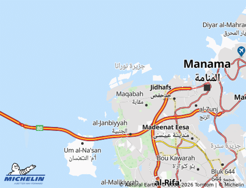 Mapa MICHELIN al-Daraz - ViaMichelin