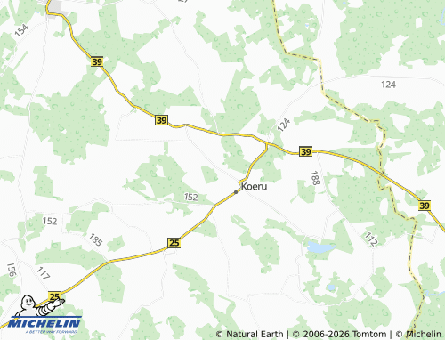MICHELIN Laaneotsa map - ViaMichelin