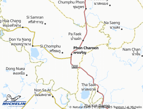 MICHELIN Phon Charoen map - ViaMichelin