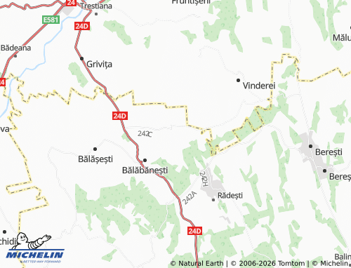 Carte MICHELIN Lungești - ViaMichelin