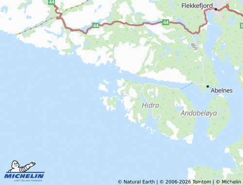 MICHELIN-Landkarte Kirkehamn - ViaMichelin