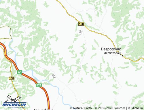 Mapa MICHELIN Bogava - ViaMichelin