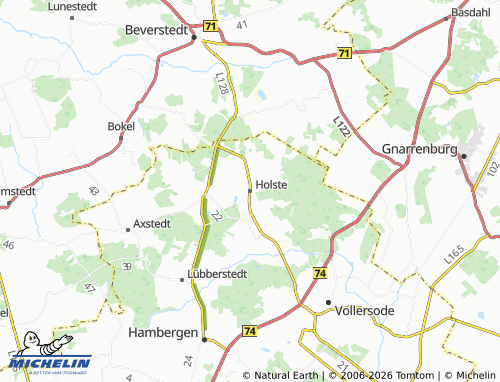 Carte MICHELIN Holste - ViaMichelin