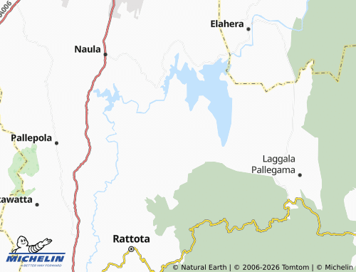 MICHELIN Galboda map - ViaMichelin