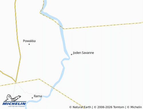 Mapa MICHELIN Joden Savanne - ViaMichelin