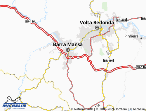 MICHELIN Boa Sorte map - ViaMichelin