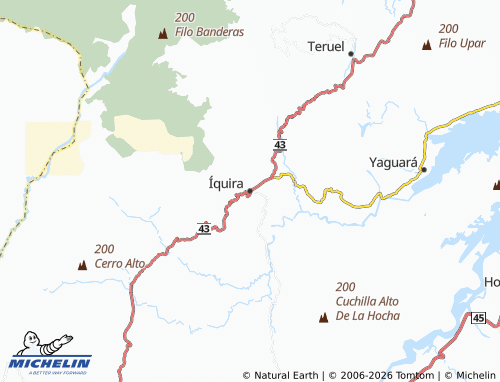 Carte MICHELIN Íquira - ViaMichelin