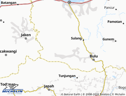 MICHELIN Pondokrejo map - ViaMichelin