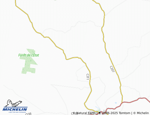 MICHELIN Nangeela map - ViaMichelin