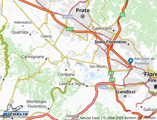 Carte MICHELIN Sant'Angelo a Lecore - ViaMichelin