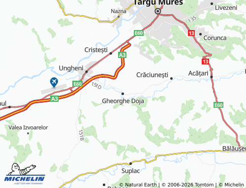 Mapa MICHELIN Gheorghe Doja - ViaMichelin