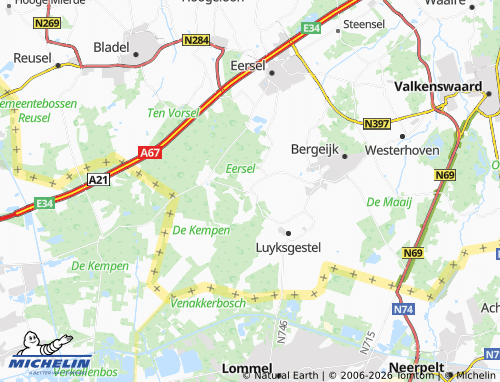 Carte MICHELIN Weebosch - ViaMichelin