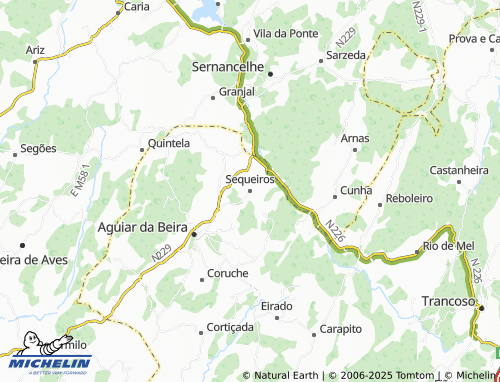 Carte MICHELIN Sequeiros - ViaMichelin