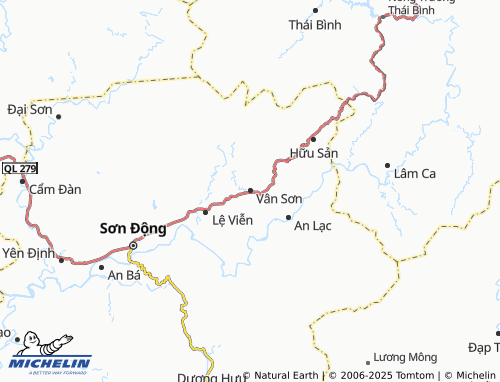 MICHELIN Vân Sơn map - ViaMichelin