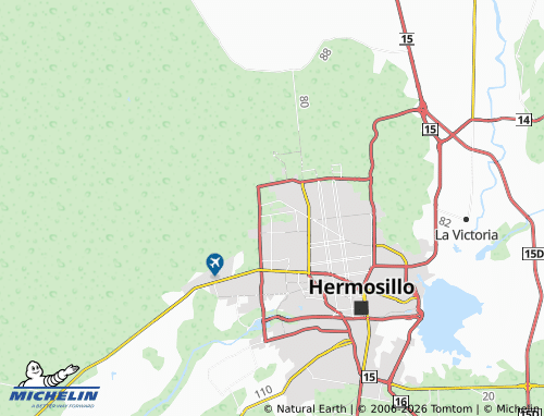MICHELIN Invasión Sahuaro map - ViaMichelin