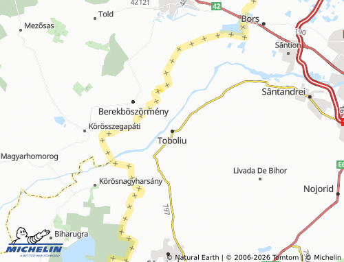 MICHELIN Toboliu map - ViaMichelin