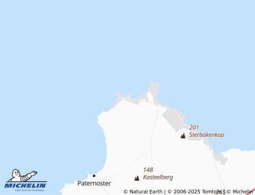 MICHELIN Britannia Bay map - ViaMichelin