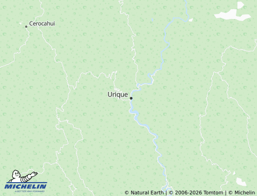 Mapa MICHELIN Urique Centro - ViaMichelin