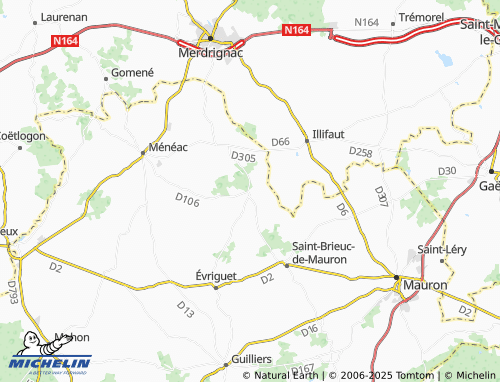 Mapa MICHELIN Brignac - ViaMichelin