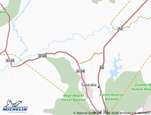 Mappa MICHELIN Numbwa - ViaMichelin