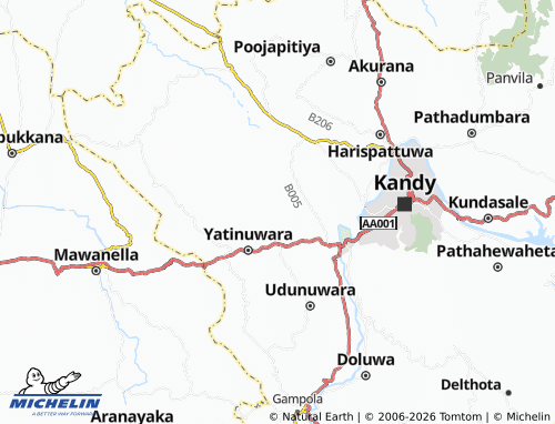 MICHELIN Pahala Dodamwala map - ViaMichelin