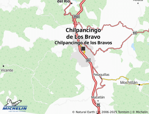 MICHELIN 30 de Septiembre map - ViaMichelin
