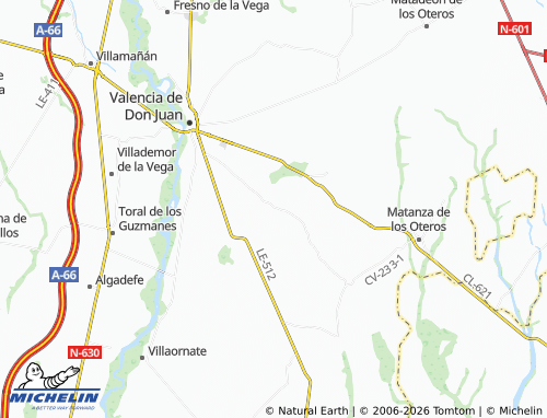 MICHELIN Fáfilas map - ViaMichelin