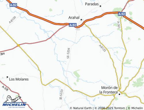MICHELIN Mantequero map - ViaMichelin