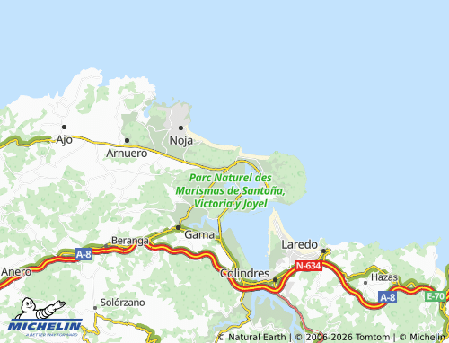 Mapa MICHELIN Argoños - ViaMichelin