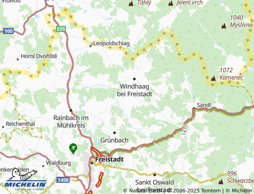 MICHELIN Prendt map - ViaMichelin