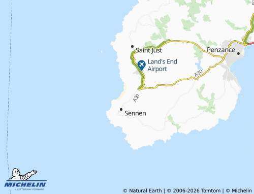 Carte MICHELIN Carn Towan - ViaMichelin
