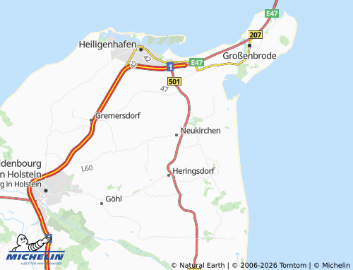 MICHELIN Neukirchen map - ViaMichelin