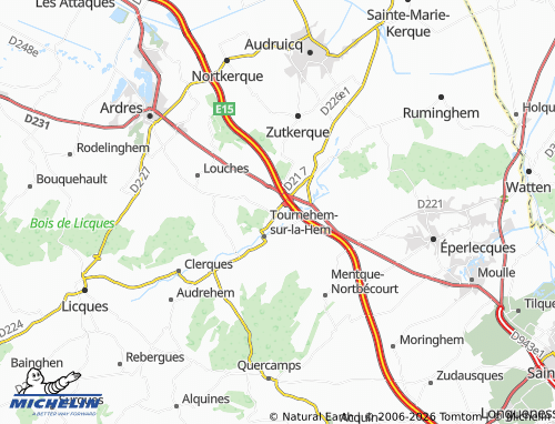 MICHELIN-Landkarte Zouafques - ViaMichelin