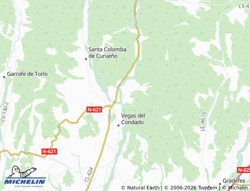 MICHELIN Cerezales del Condado map - ViaMichelin