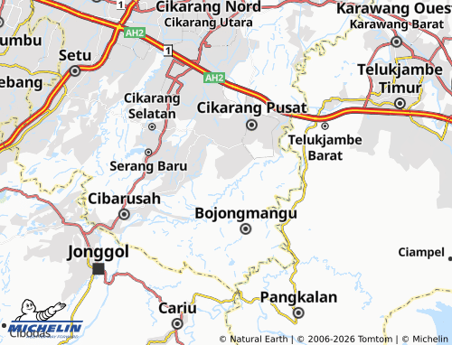 Mapa MICHELIN Nagasari - ViaMichelin