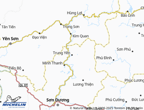 MICHELIN Trung Yên map - ViaMichelin