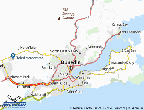 Mapa MICHELIN Woodhaugh - ViaMichelin