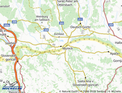 Mapa MICHELIN Mureck - ViaMichelin