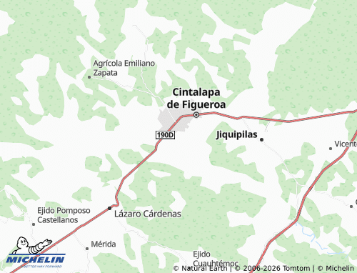 MICHELIN Manuel Velazco Suárez map - ViaMichelin