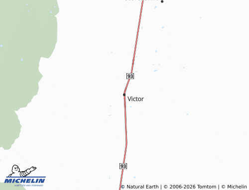 Carte MICHELIN Victor - ViaMichelin