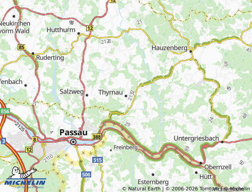 Mappa MICHELIN Thyrnau - ViaMichelin