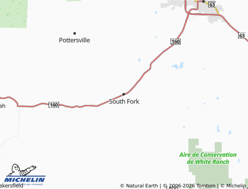 Mapa MICHELIN South Fork - ViaMichelin