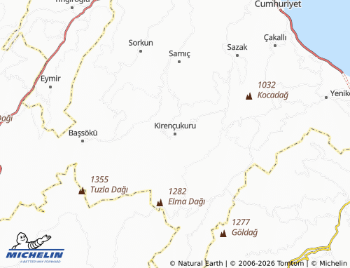 Mappa MICHELIN Kirençukuru - ViaMichelin