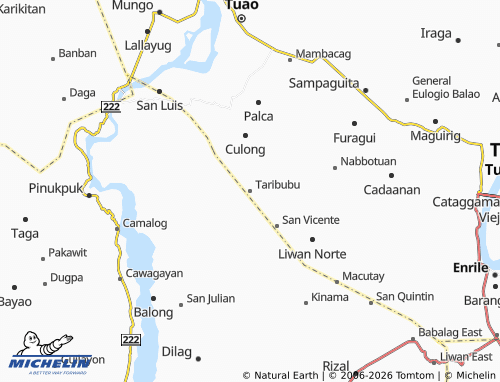 MICHELIN Taribubu map - ViaMichelin