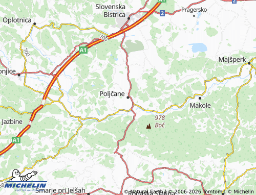 Carte MICHELIN Poljčane - ViaMichelin
