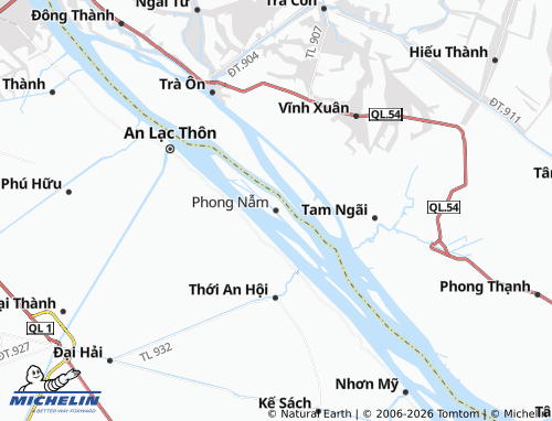 Mapa MICHELIN Phong Nẫm - ViaMichelin