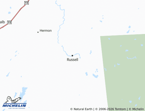 Mapa MICHELIN Russell - ViaMichelin
